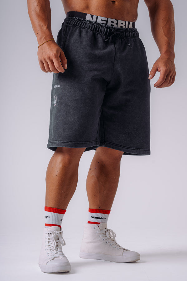 NEBBIA X OLYMPIA RELAXED SWEAT SHORTS 950