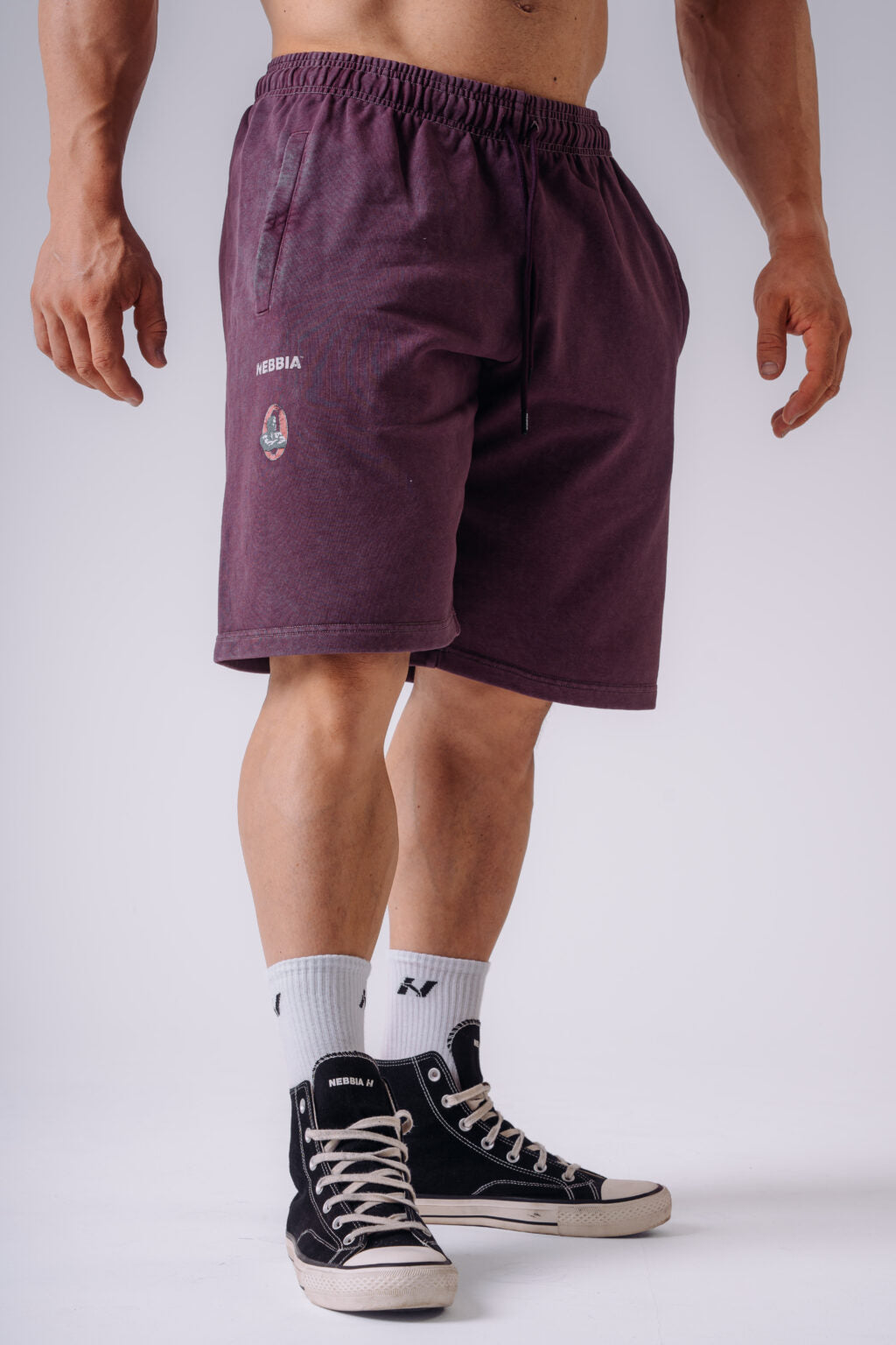 NEBBIA X OLYMPIA RELAXED SWEAT SHORTS 950