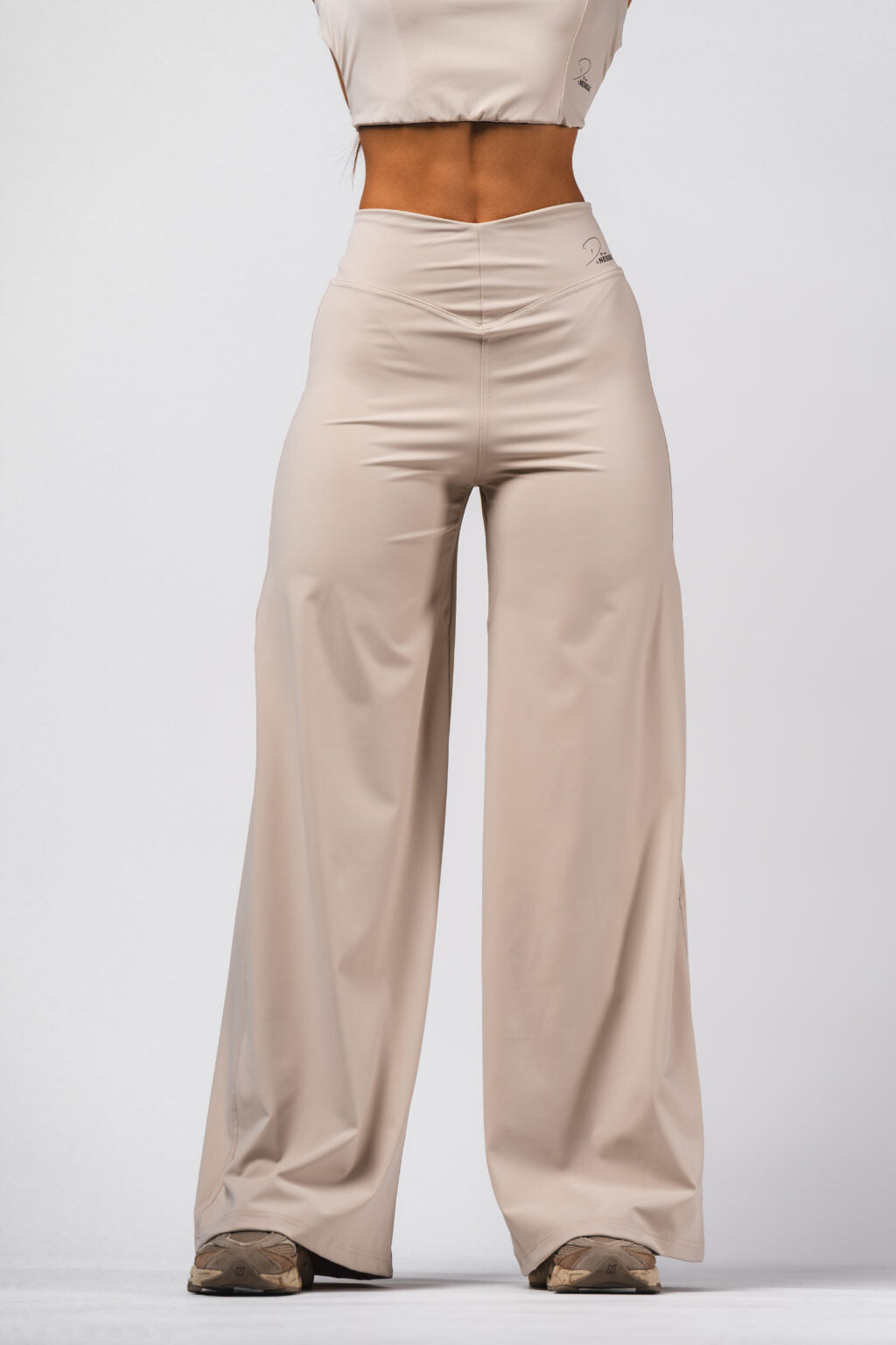 DENI X NEBBIA HIGH-WAIST FLARED PANTS 312