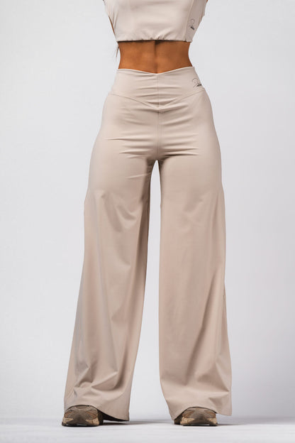 DENI X NEBBIA HIGH-WAIST FLARED PANTS 312