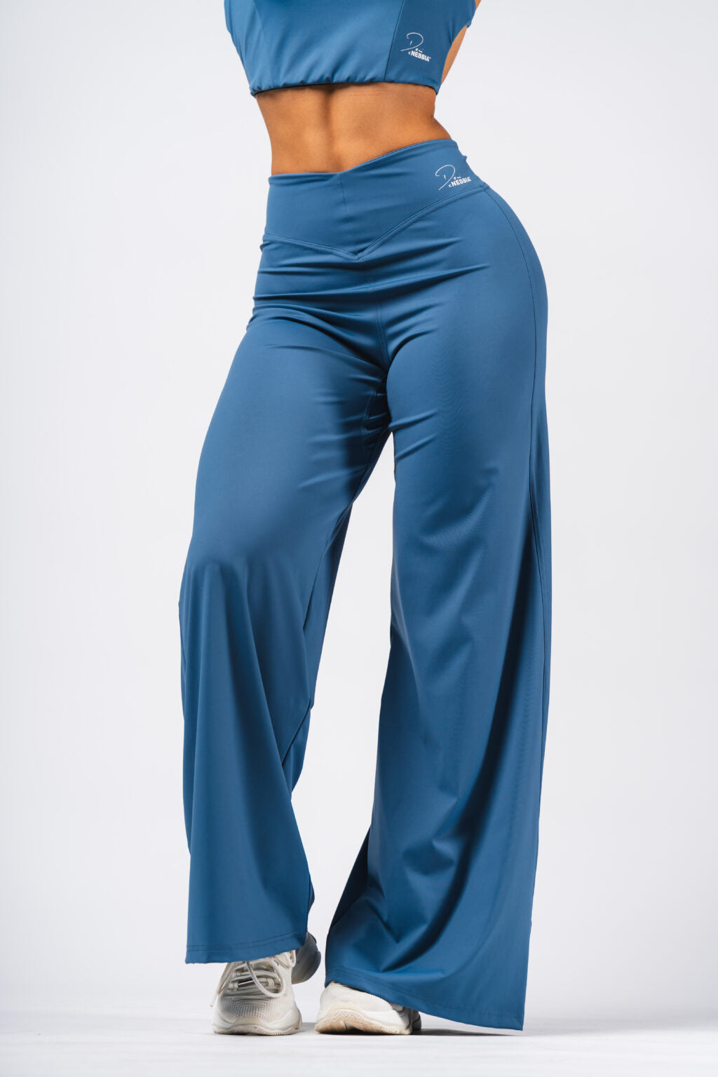 DENI X NEBBIA HIGH-WAIST FLARED PANTS 312