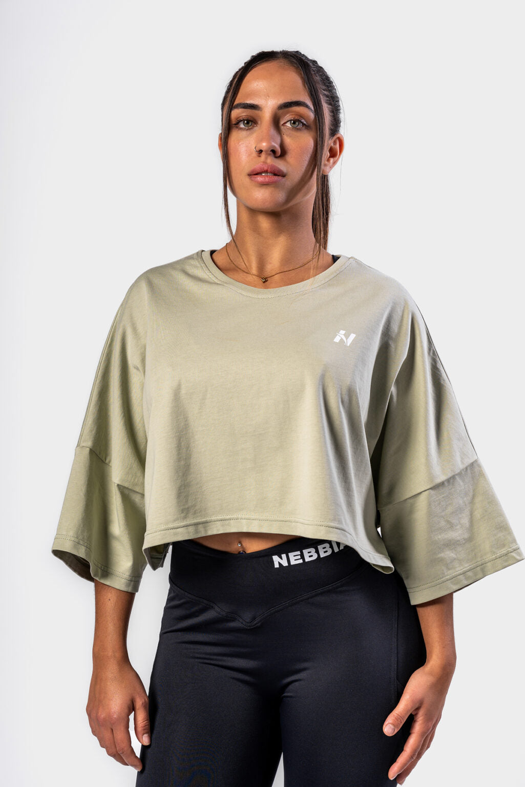 OVERSIZED CROPPED TEE JUST FLOW LIGHT 431