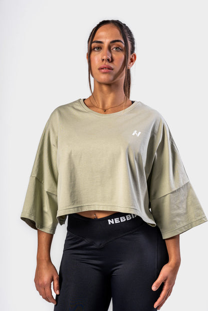 OVERSIZED CROPPED TEE JUST FLOW LIGHT 431