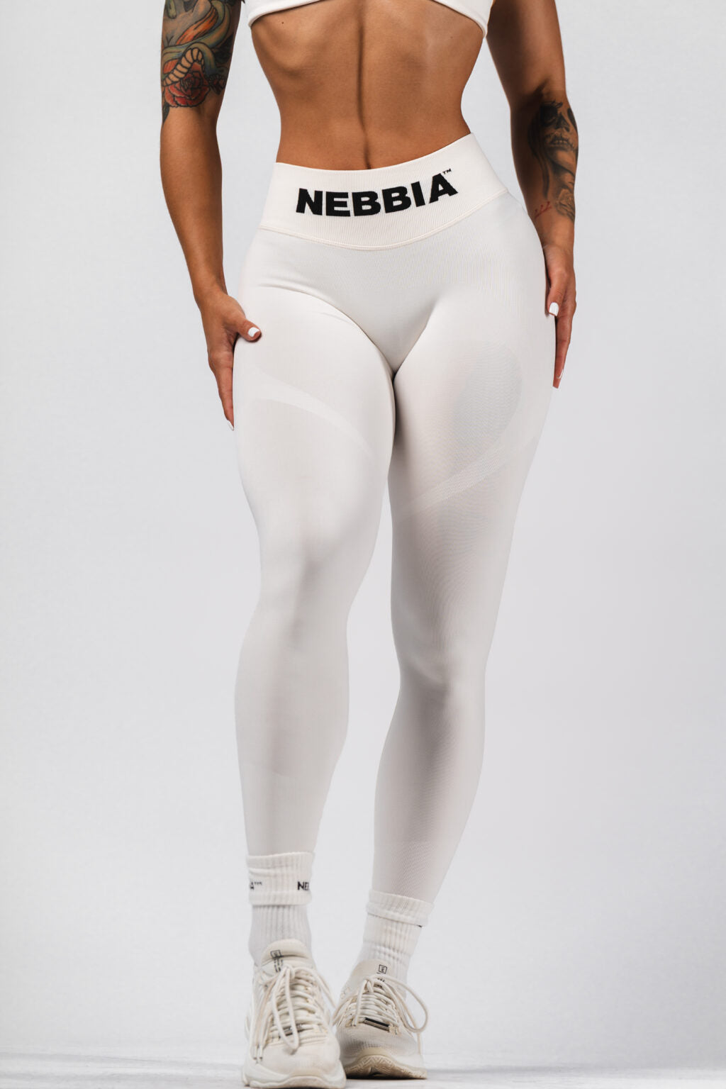 HIGH-WAIST PUSH-UP LEGGINGS FLOW SEAMLESS 496