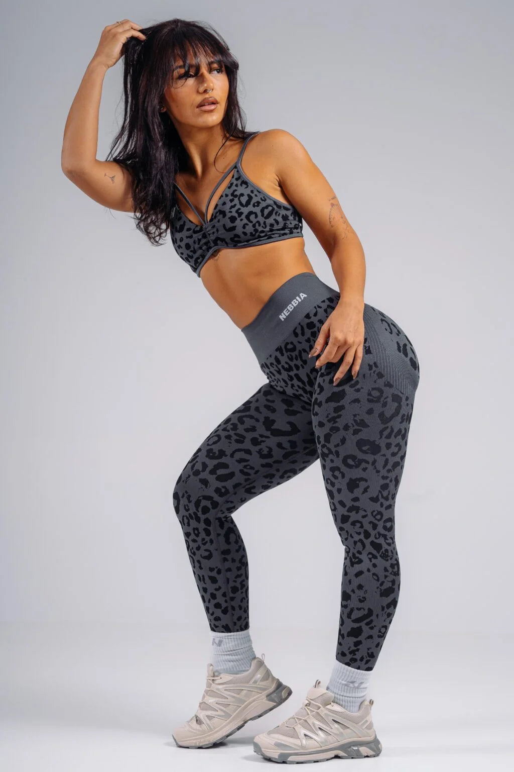 PUSH-UP COMPRESSION LEOPARD LEGGINGS PRIMAL 849