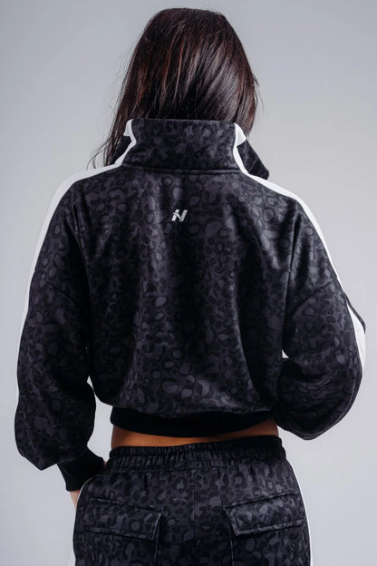 HALF-ZIP LEOPARD SWEATSHIRT PRIMAL 866