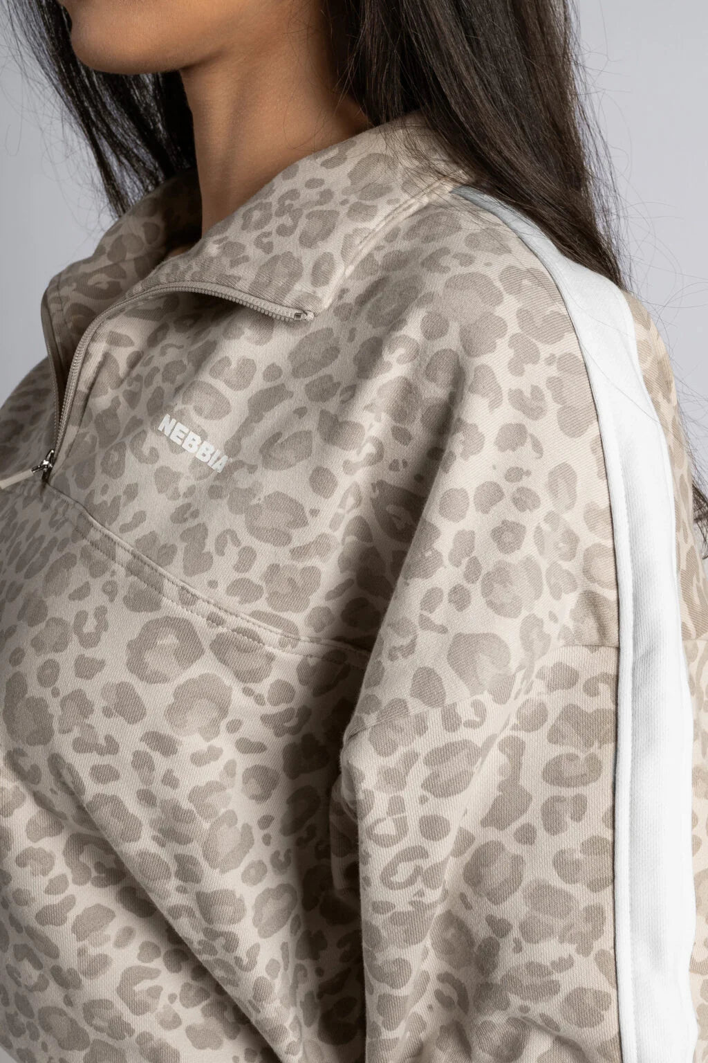 HALF-ZIP LEOPARD SWEATSHIRT PRIMAL 866