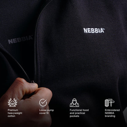 ZIPPER HOODIE WITH EMBROIDERY PRIMAL 884