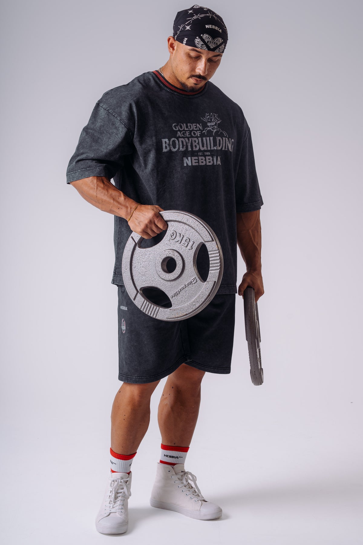 NEBBIA X OLYMPIA HEAVYWEIGHT COTTON T-SHIRT 941