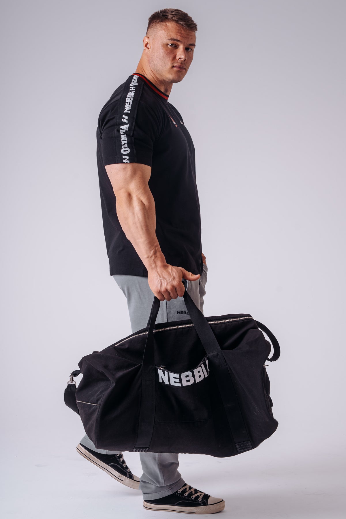 NEBBIA X OLYMPIA MUSCLE COVER T-SHIRT 942