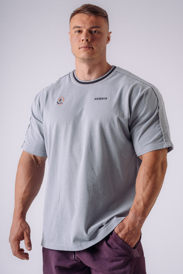 NEBBIA X OLYMPIA MUSCLE COVER T-SHIRT 942