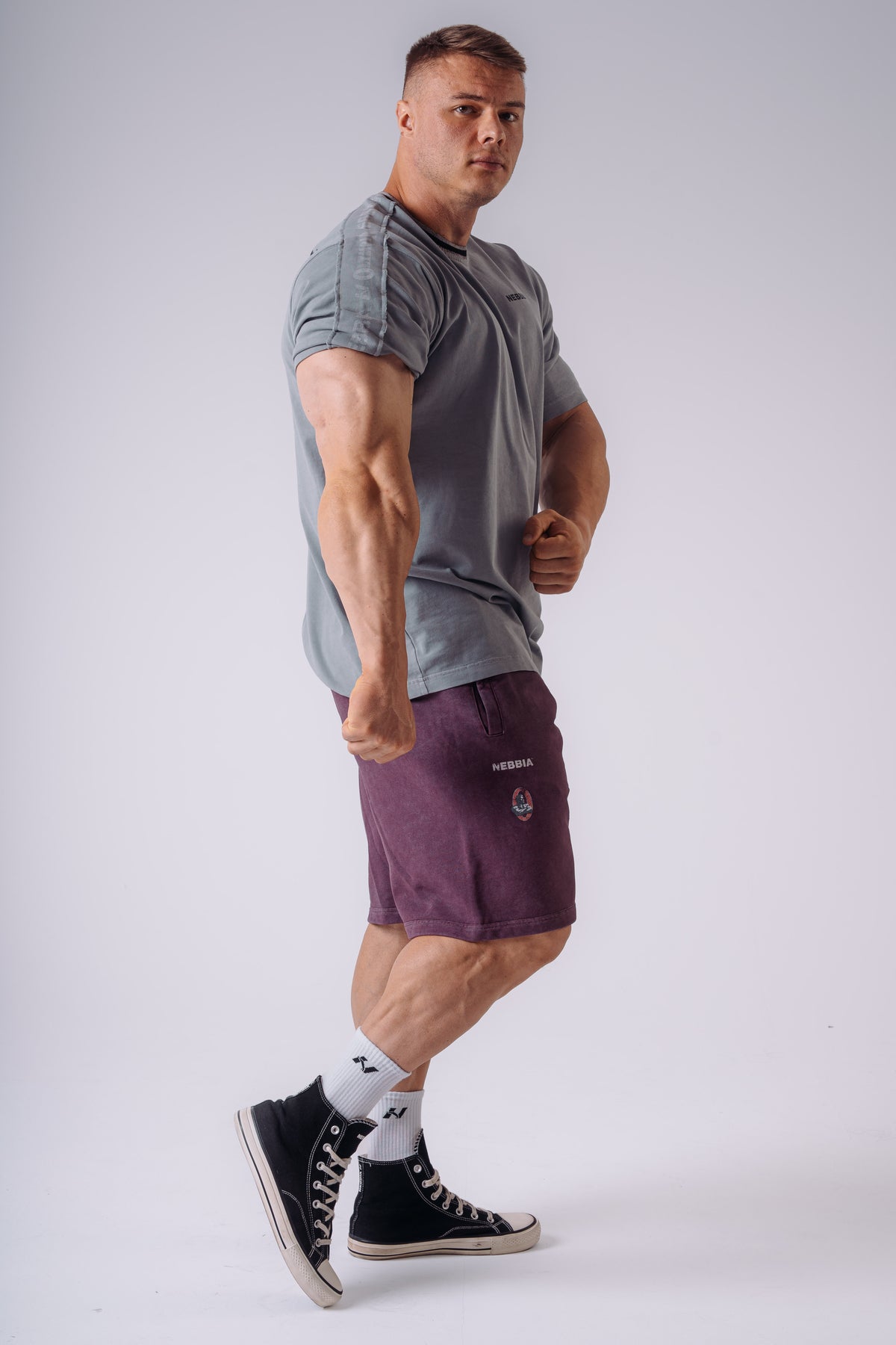 NEBBIA X OLYMPIA RELAXED SWEAT SHORTS 950