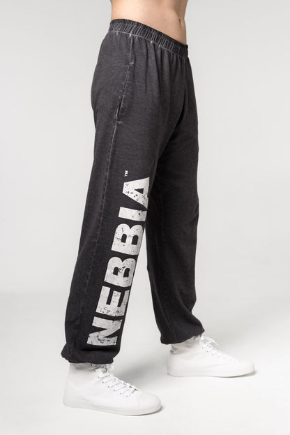 WASHED-OFF GYM SWEATPANTS BAGGY STYLE GYM BRO  373