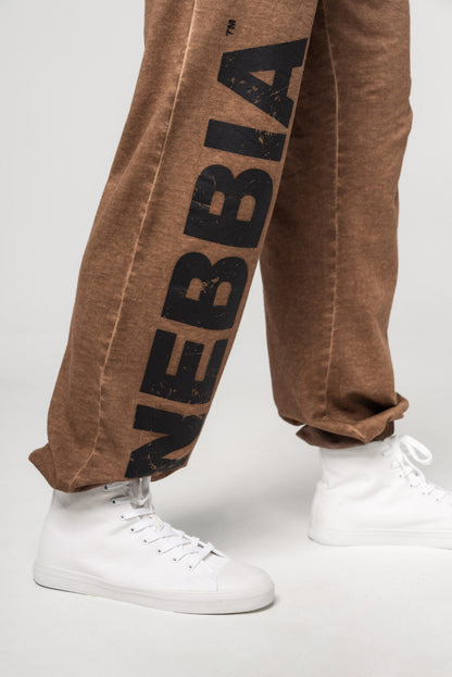 WASHED-OFF GYM SWEATPANTS BAGGY STYLE GYM BRO  373