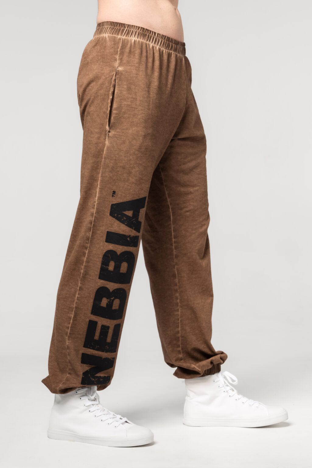 WASHED-OFF GYM SWEATPANTS BAGGY STYLE GYM BRO  373
