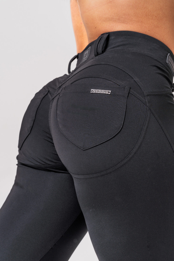 BUBBLE BUTT FLARED PANTS 2.0 POWER LIFT BLACK 308