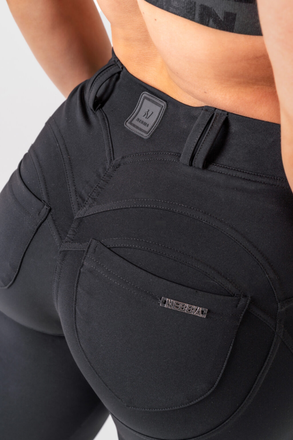 BUBBLE BUTT FLARED PANTS 2.0 POWER LIFT BLACK 308