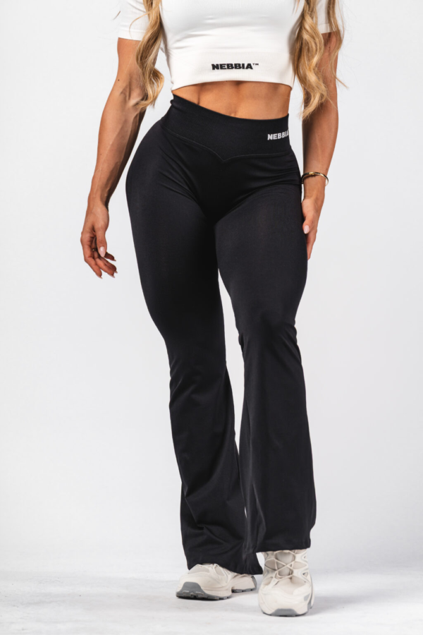 HIGH-WAIST SCULPTING FLARED LEGGINGS FLOW SEAMLESS 498