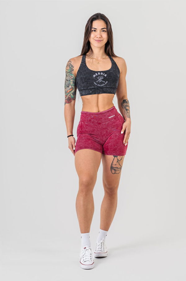 WASHED MEDIUM-SUPPORT SPORTS BRA GOLDEN AGE  778