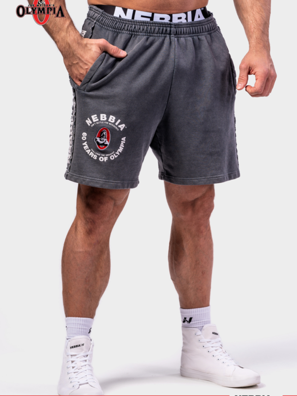 WASHED SWEAT SHORTS LEGEND  786