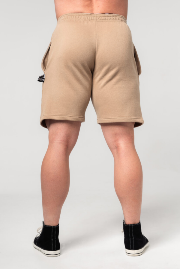 GYM SWEATSHORTS GYM BRO LIGHT BROWN 352