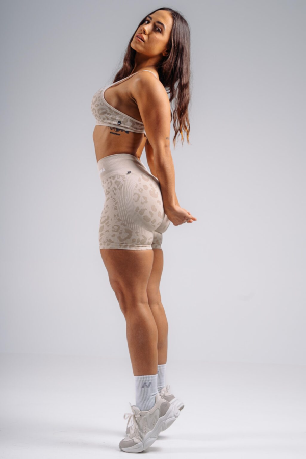 PUSH-UP COMPRESSION LEOPARD SHORTS PRIMAL 856