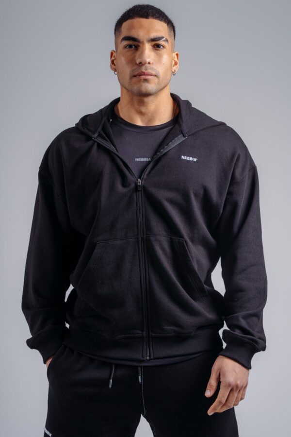 884-black-01-1024x1536 ZIPPER HOODIE WITH EMBROIDERY PRIMAL 884