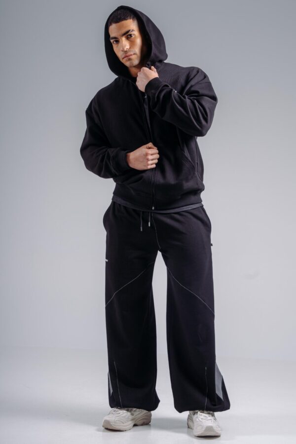 884-black-07-1024x1536 ZIPPER HOODIE WITH EMBROIDERY PRIMAL 884
