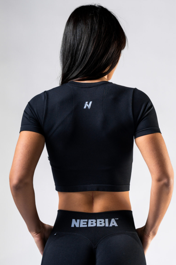 SEAMLESS CROP TOP WITH SHORT SLEEVES POWER 891