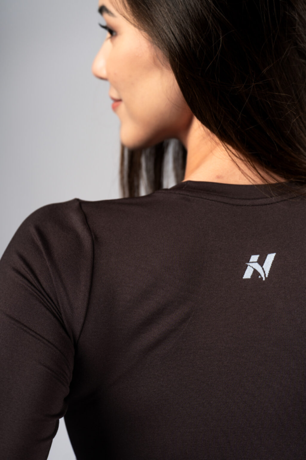 SEAMLESS LONG SLEEVE CROP TOP POWER 892
