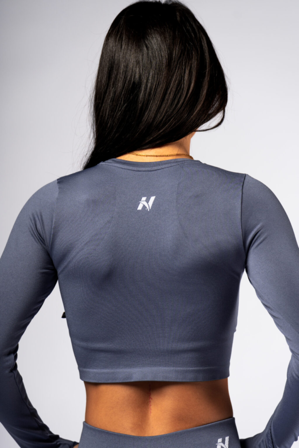 SEAMLESS LONG SLEEVE CROP TOP POWER 892