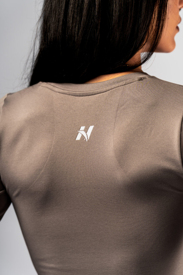 SEAMLESS LONG SLEEVE CROP TOP POWER 892